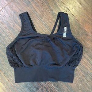 Gymshark Seamless Black Sports Bra